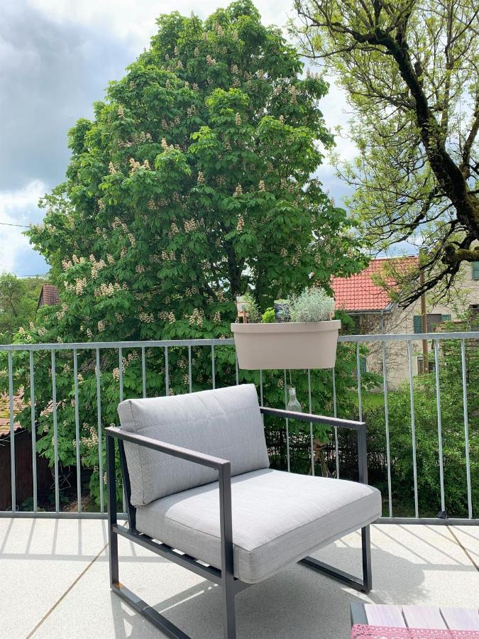 Fe Wo Brunnen - 120 Qm - Ruhige Lage - Viel Natur- Komfortabel - Grosser Balkon Und Garten Меминген Екстериор снимка